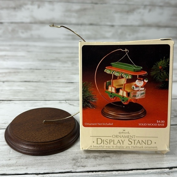 Hallmark CHRISTMAS Ornament DISPLAY STAND vintage - Picture 1 of 6